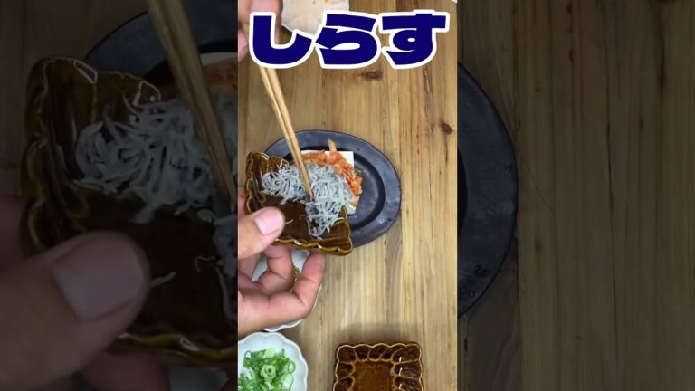 しらす豆腐！