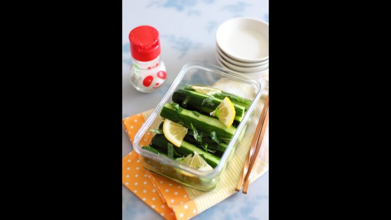 【レシピ】きゅうりのうま味漬け