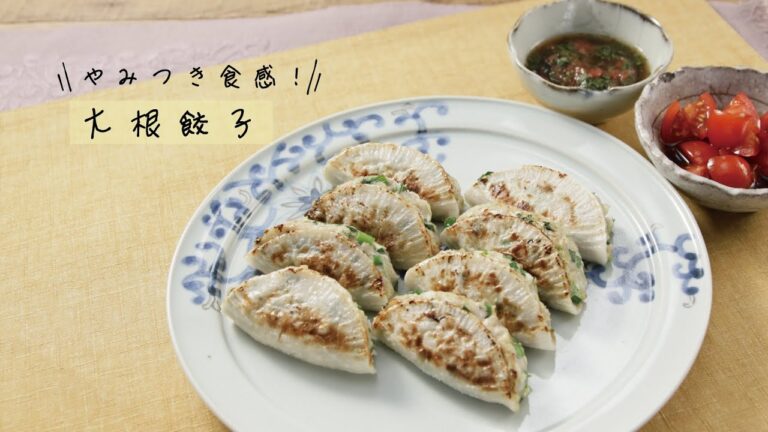 やみつき食感！大根餃子【きちんとキッチンbydaiei】
