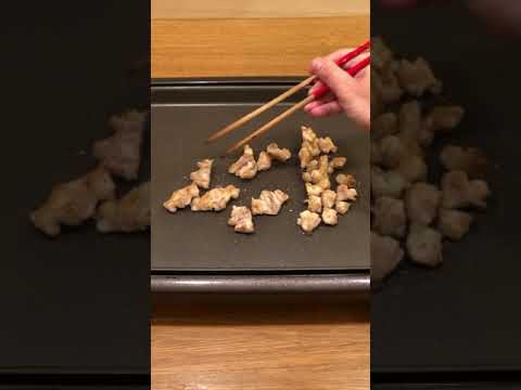 【簡単料理レシピ】ぼんじりの塩焼きポン酢　#shorts