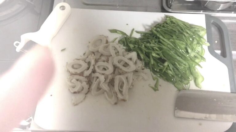 [料理]ピーマンとちくわのきんぴら