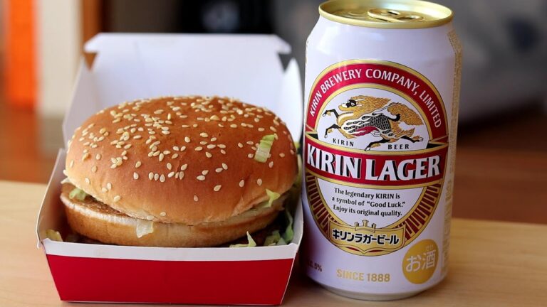 マクドナルド　ビックマックとキリンラガービール　大人の休日