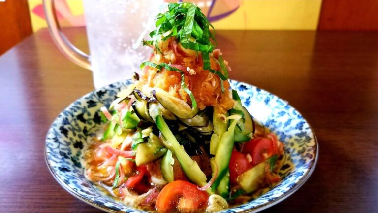 夏野菜たっぷり！やみつき鯖ツリーの作り方！