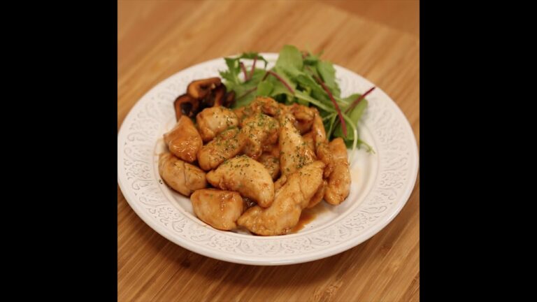 おかわりが止まらない♪トンテキ風ささみ焼き