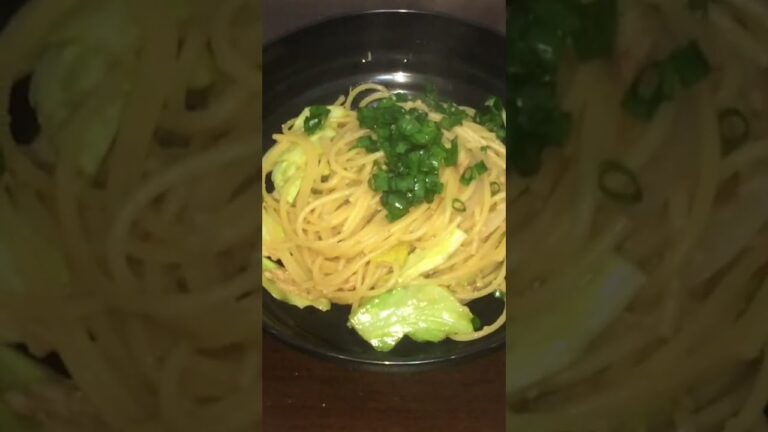 #Shorts ツナとキャベツのポン酢パスタの作り方！！