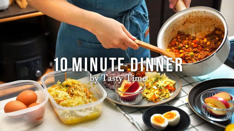 働く主婦の5日間の夕飯／料理に疲れた時の簡単手抜きご飯／2人暮らしVLOG