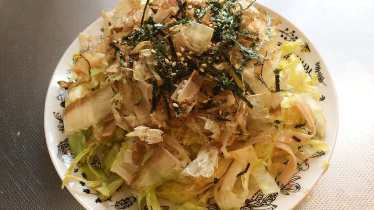 簡単・レタスの和風サラダ