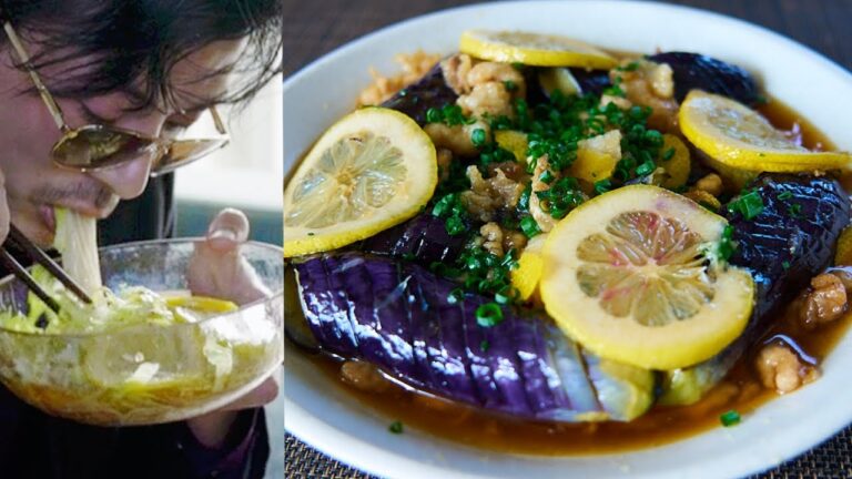 これ１個でごちそう！夏のレモン祭り【レモン醤油の揚げ浸し / レモンレタス素麺 / 生搾りレモンサワー】