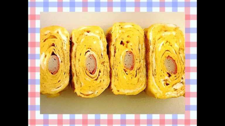 だし巻きカニカマ！#Japanese obento box 逆再生付き