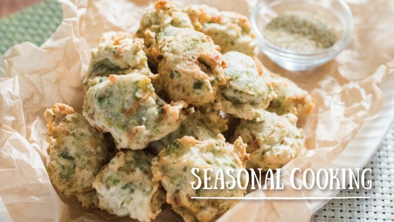 もちもち食感がたまらない「青海苔と桜海老のゼッポリーニ」の作り方　|　SEASONAL COOKING