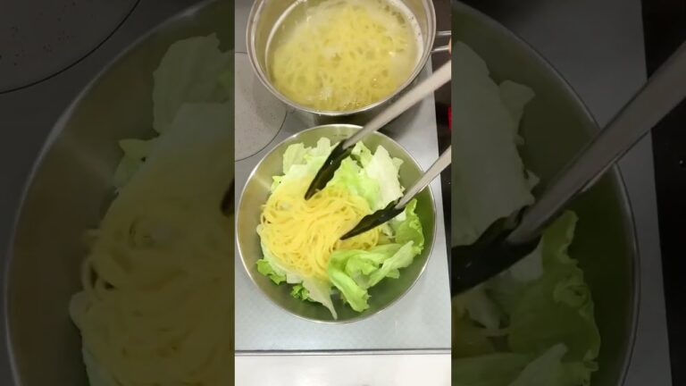 レタスとツナの簡単和風サラダ