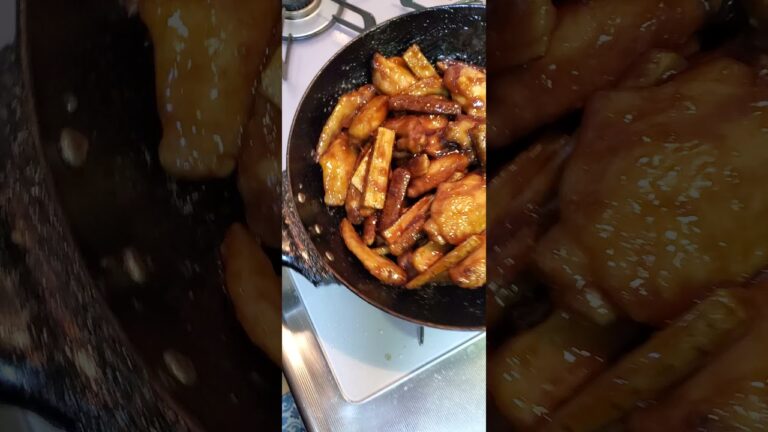 鳥手羽先と、牛蒡のウマウマ煮🍚たまらんげー🤗