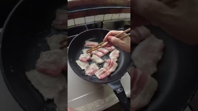 豚バラ焼肉／ばあちゃんの料理教室 #shorts