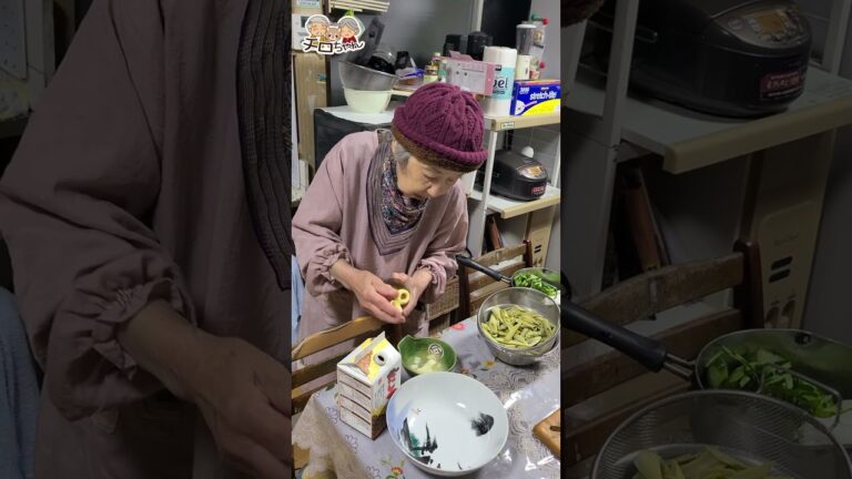 91歳ばあちゃんの料理 ばあちゃん流 初かつおの漬け込みたたき。＃shorts