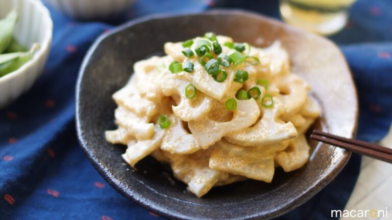 10分でパパッと簡単！ れんこんの 明太 マヨ 和え のレシピ 作り方