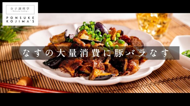 掴め！男の胃袋！濃厚絶品！豚バラなす【日本イチ丁寧なレシピ動画】