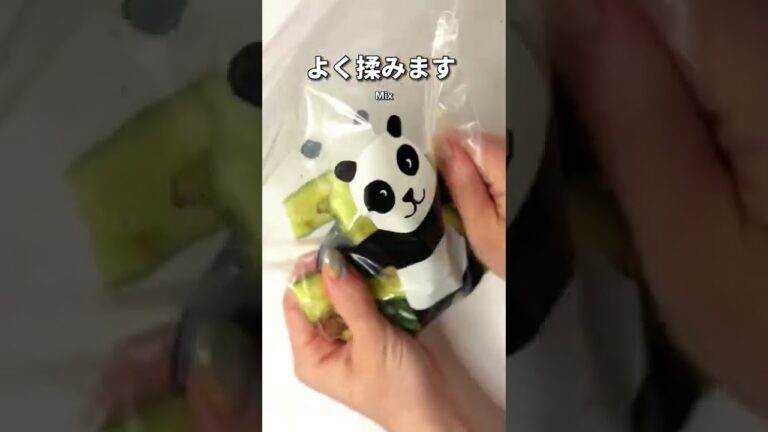 きゅうりを調味料１つに漬けます。#shots