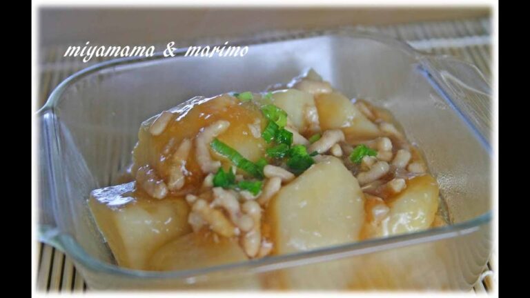 里芋の鶏そぼろ煮