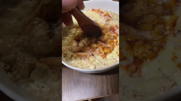 豆乳キムチーズオートミールリゾット　#shorts #oatmeal #diet