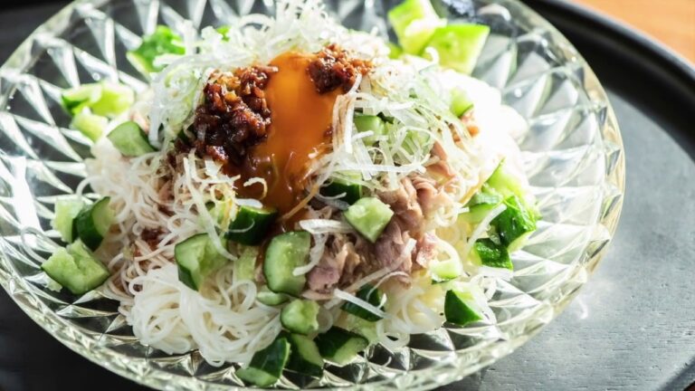 ツルッと 極上ワンプレート朝食 ！「 梅とツナのぶっかけそうめん 」 松田美智子 の本当に おいしい朝ごはん #5｜ kufura  [ クフラ ]