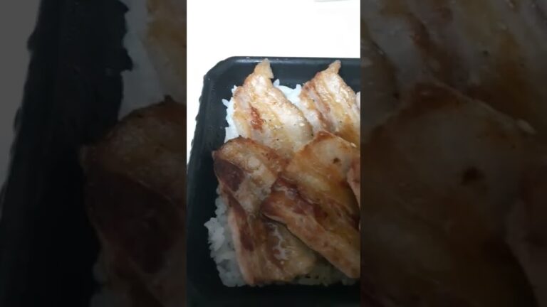 【お弁当】480円の豚カルビ弁当を食べました🍱🥓🥩🥢😋•*¨*•.¸¸☆*･ﾟ