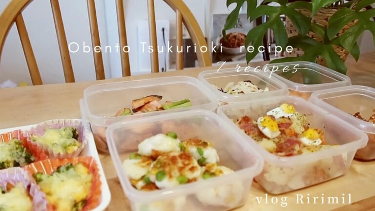 お弁当にも使える！おかず7品作り置きレシピ[cooking]
