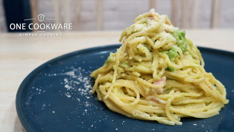 フライパンひとつで簡単 生クリーム不要！濃厚アボカドクリームパスタ｜ONE COOKWAREシリーズ　レシピ　作り方