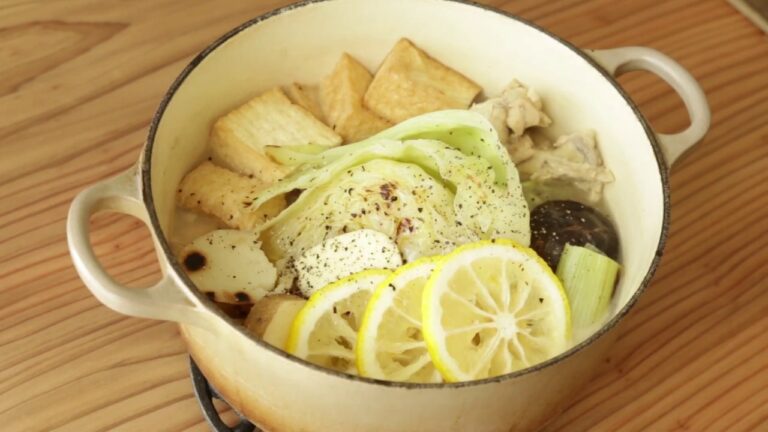 変わった鍋！長芋と柚子の鶏塩バター鍋【人気料理研究家が教えるレシピ】【イケメシ】講師：道乃（料理教室Lotta・料理研究家）