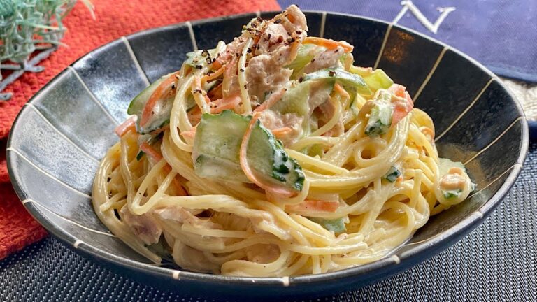 【ボウル抱えて食べたくなる】ツナの旨味たっぷりのサラスパ