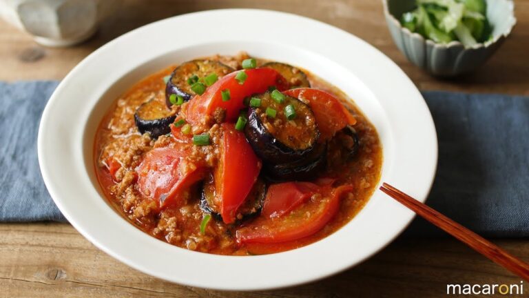 さっぱり夏仕様！とろとろ旨辛「麻婆トマトなす」