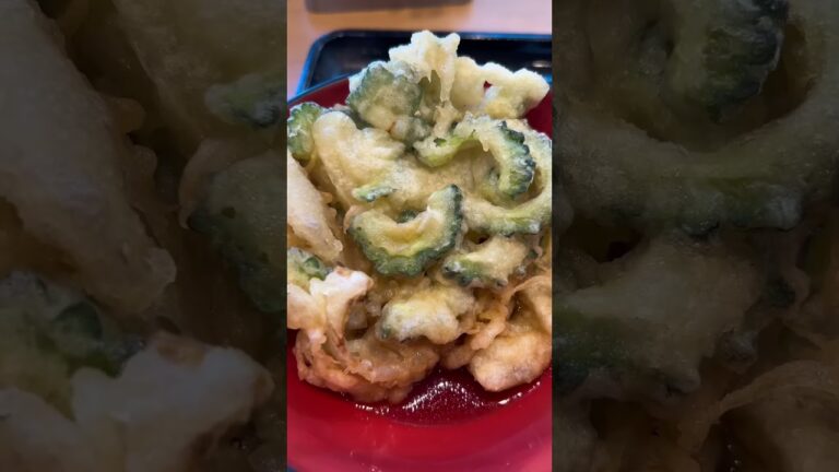 名代富士そば新宿店で富士山もりそば&ゴーヤ天