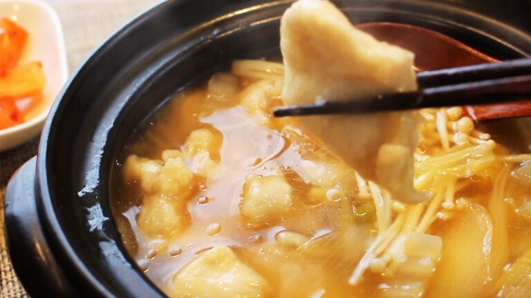 【鶏むね肉の生姜鍋】身体が温まって、そして低カロリー！【1人鍋】