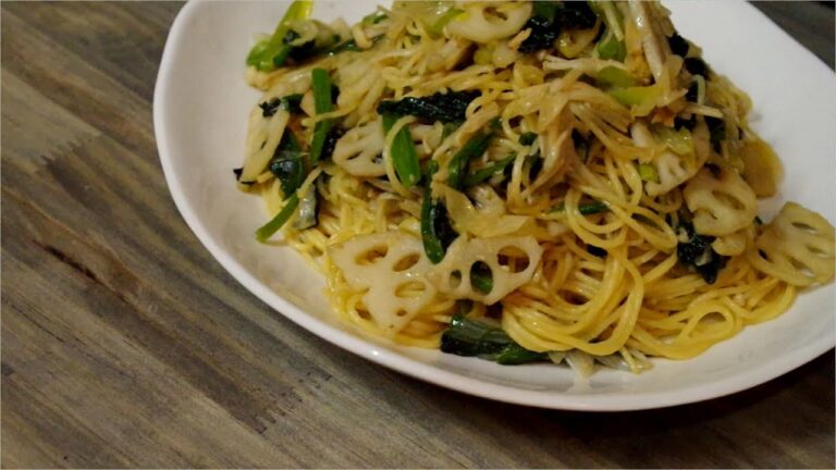 パパッと晩御飯！和風ペペロンチーノ