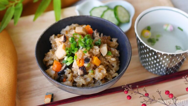 中華ドレッシングで一発！炊飯器で中華風おこわ