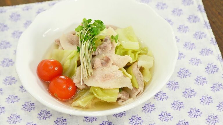 豚肉とキャベツのさっと煮