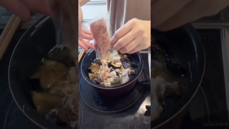 豚バラ茄子の付け素麺🍆夏バテ防止😆‼️夏休みのご飯にどうぞ♪ #飯テロ #おつまみ #素麺 #アレンジ