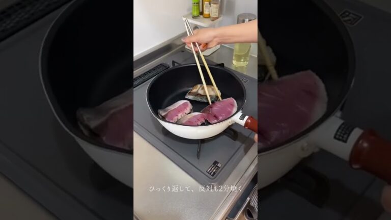 調味料はたったひとつ！ぶりの照り焼き🥢#shorts