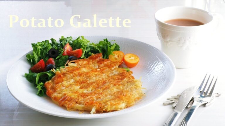 じゃがいものガレットの作り方 How to make potato galette