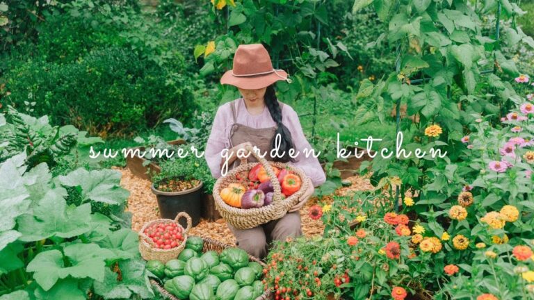 #156 Summer Kitchen: Cooking with What My Garden Gives Me | Vietnamese home cooking ☺️