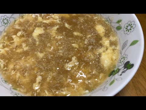 【料理log】味が濃いいい！大根おろし卵スープ