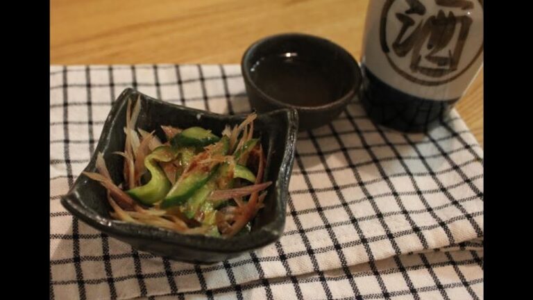 きゅうりとみょうがのおかか和え