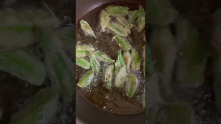 オクラの天ぷら #揚げ物
