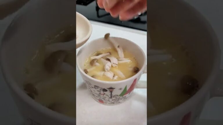 レンジで簡単茶碗蒸しの作り方