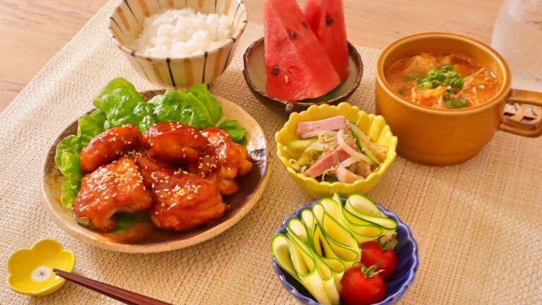 作り置きなし！30分で一汁三菜晩ごはん