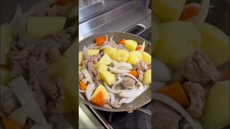 出来立て味しみしみな定番肉じゃが レシピはコメント欄に記載 #shorts