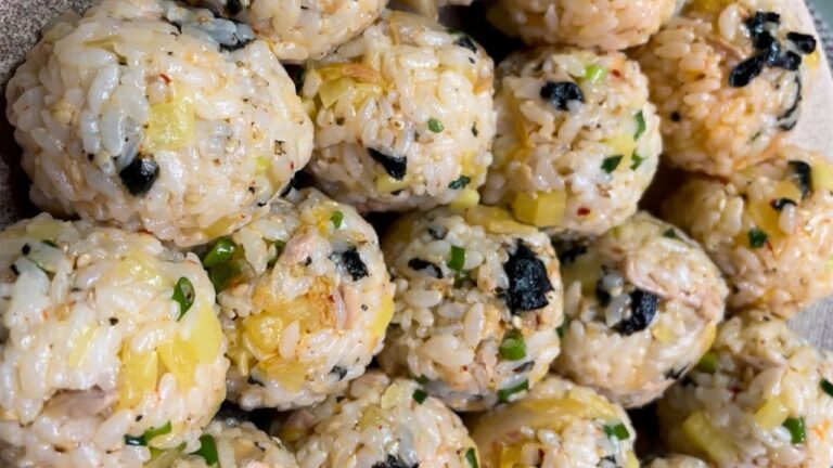 【簡単レシピ 】韓国のおにぎりチュモクパプ【混ぜるだけで完成】