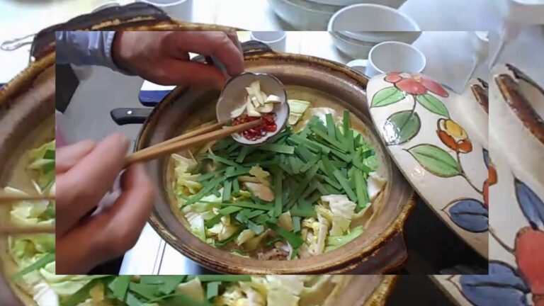 バラ肉とキャベツのニンニクみそ鍋：短縮版