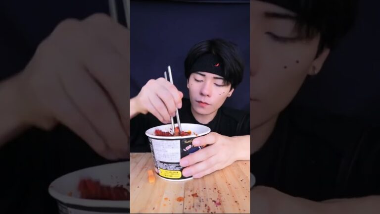 外国激辛ラーメンの真似 Part2 #shorts