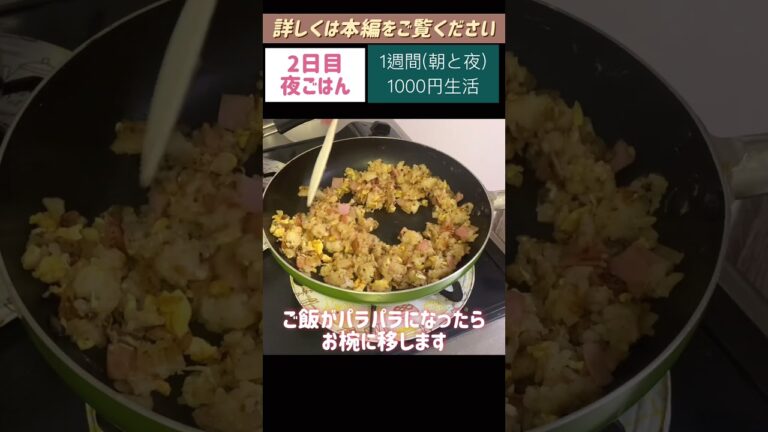 もやしあんかけチャーハン#もやし#節約#料理#ごはん#1人暮らし#自炊#1週間 #1000円#レシピ#献立#簡単#女#shorts