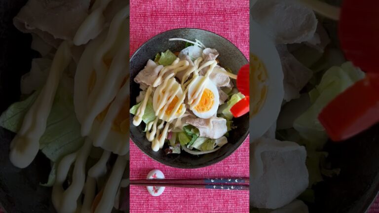 簡単すぎる☆サラダうどん